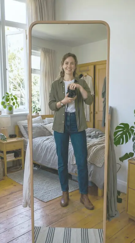 Refined Skin applied to The mirror, high key